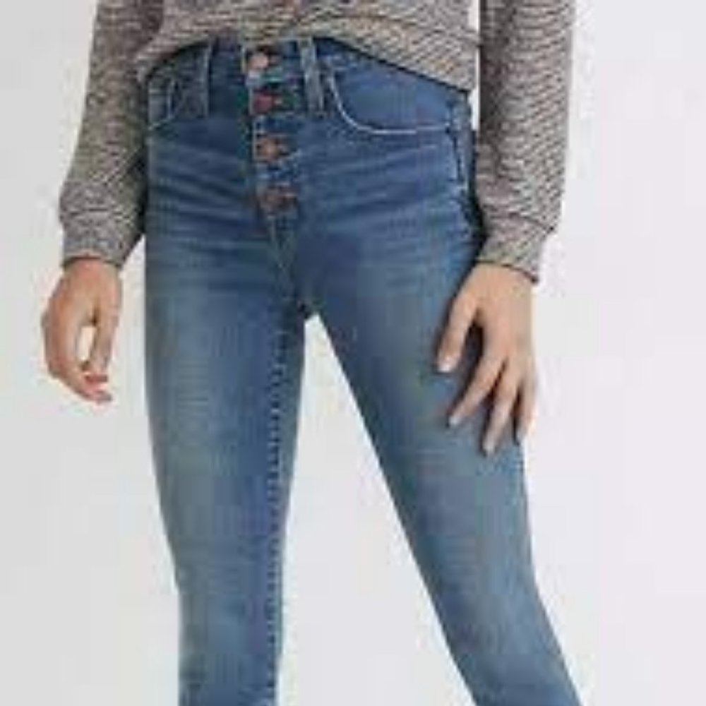 Madewell 10" High Rise Skinny jeans